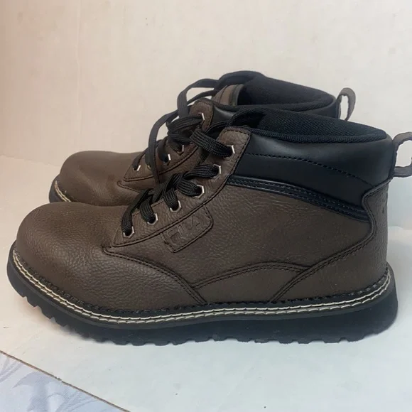 Men’s Fubu Brown Leather Boots FUBU Men main image 3